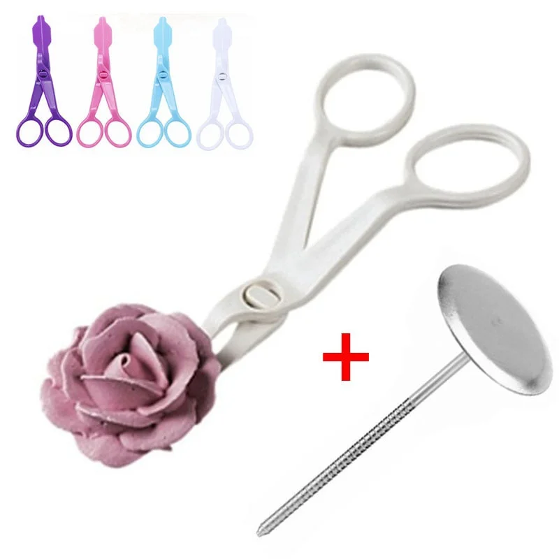 Nail Art Wedding - 2 adet/takım boru çiçek makası tırnak