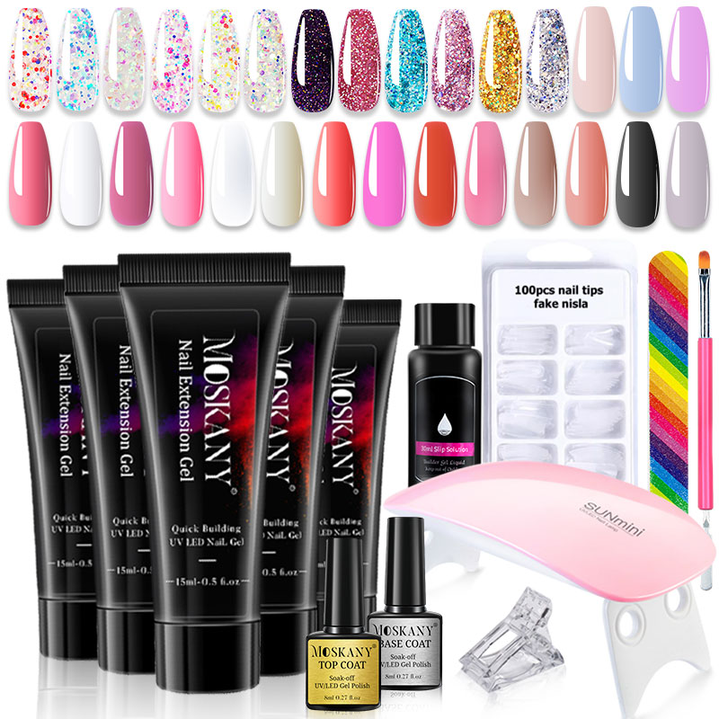 Nail Art Full Design - Poli Tırnak Jel Tam Set 6