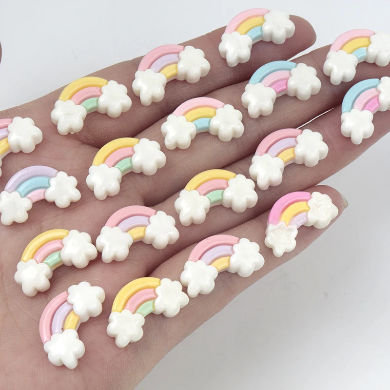 Nail Art Rainbow - 30 adet/300 adet Mini Reçine Gökkuşağı