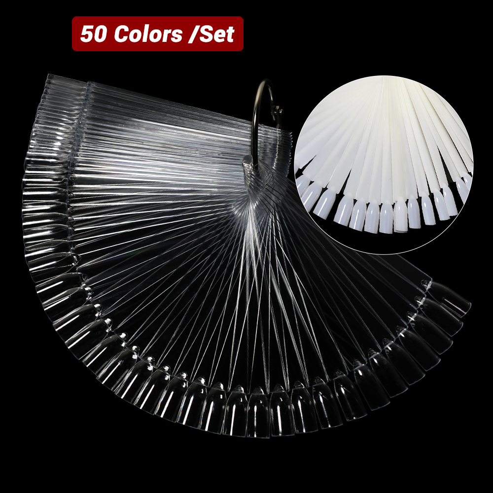 Nail Art Natural - 50 Adet Takma Tırnak Sergi Çubukları