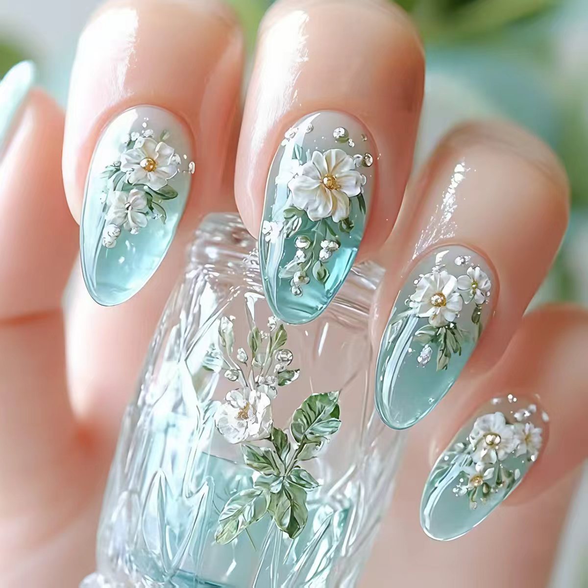 Nail Art Full Design - Kadınlar ve kızlar için orta boy
