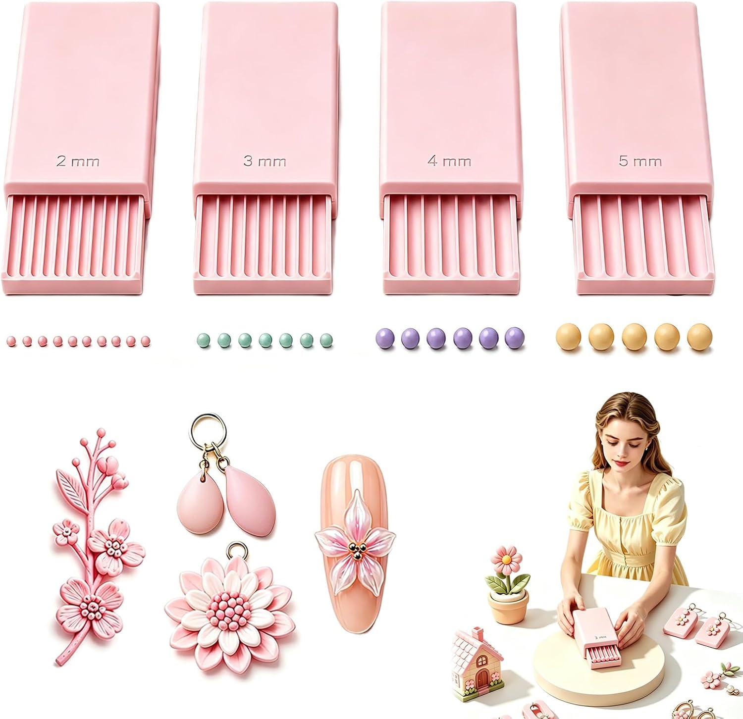 Nail Art Halal - 3D Baskı Kil Jel Topu Yapma