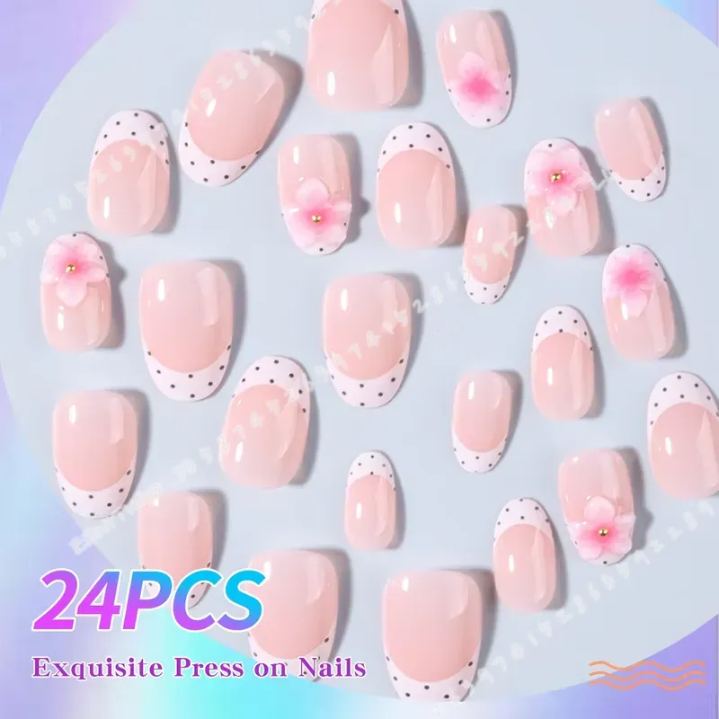 24 adet Kısa Oval 3D Jel Tırna - Nail Art Oval incelemesi ve fiyatı