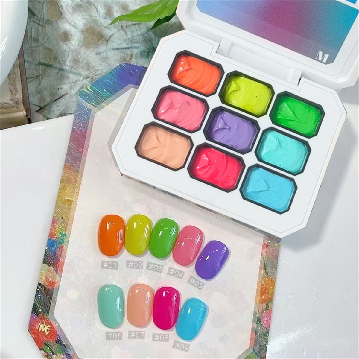 1 adet 9 renkli Katı Oje Pat J - Nail Art Halal incelemesi ve fiyatı