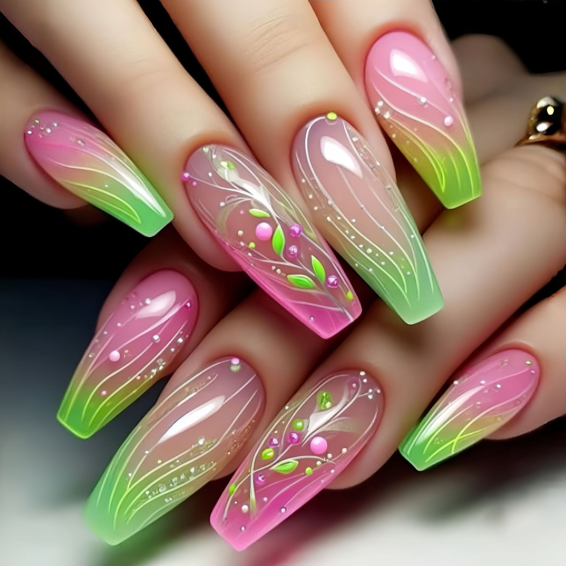 Kadınlar için kısa, orta uzunl - Nail Art Wedding incelemesi ve fiyatı