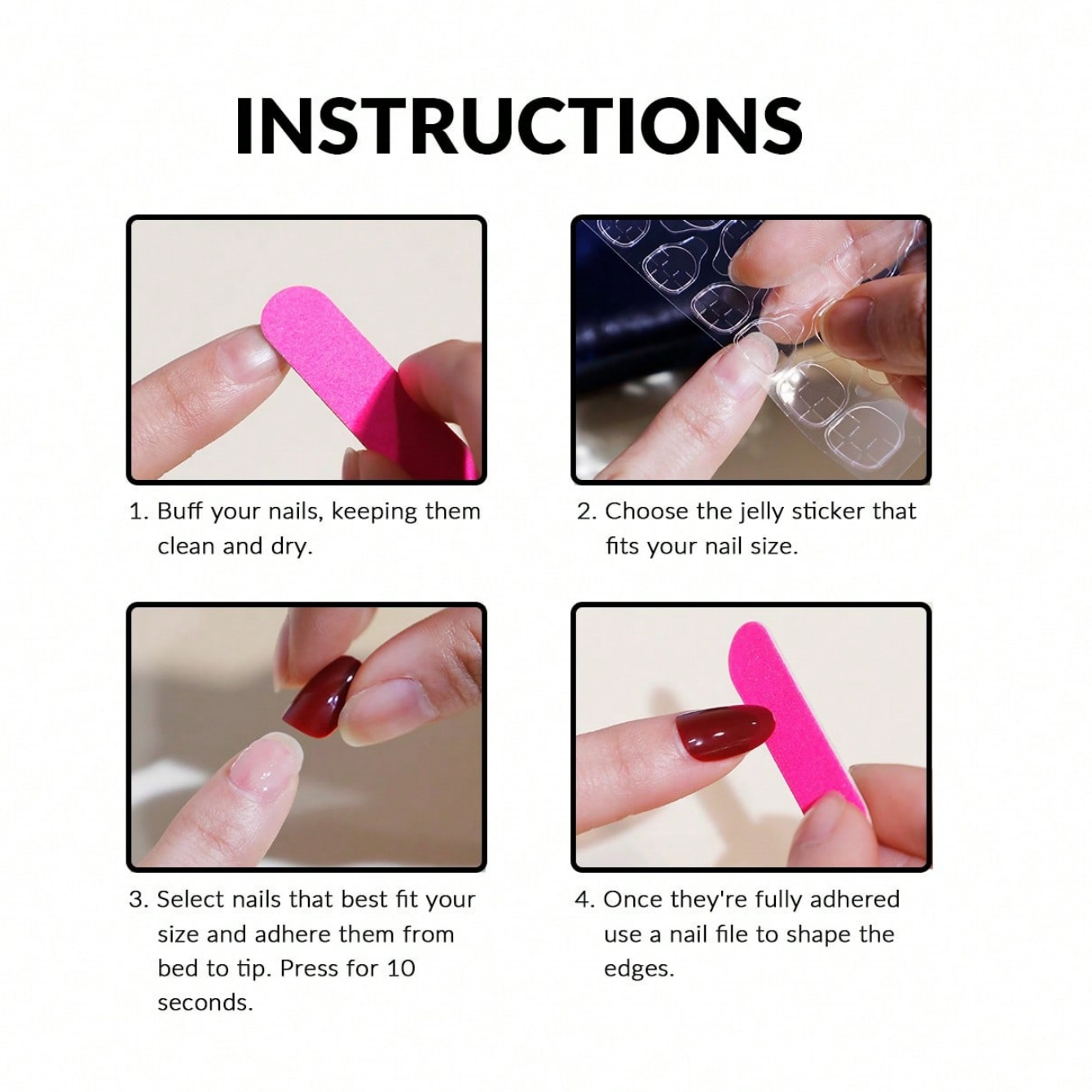 10 Adet El Yapımı Oval Şekilli - Nail Art Oval incelemesi ve fiyatı