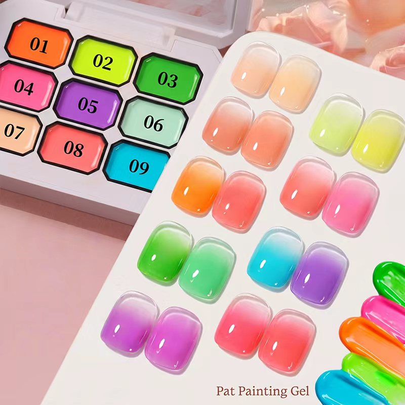 Yazlık Dokuz Kare Neon Tırnak  - Nail Art Rainbow incelemesi ve fiyatı
