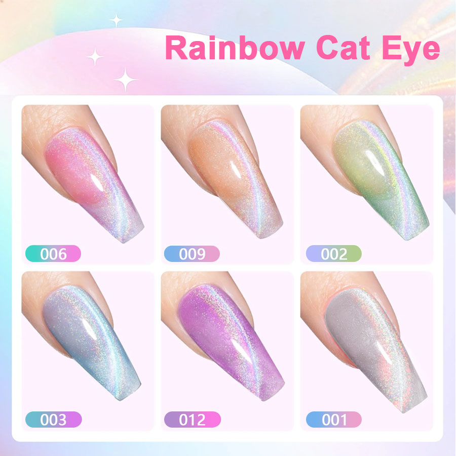QAZIXU 1/6 Parça Gökkuşağı Ked - Nail Art Rainbow incelemesi ve fiyatı