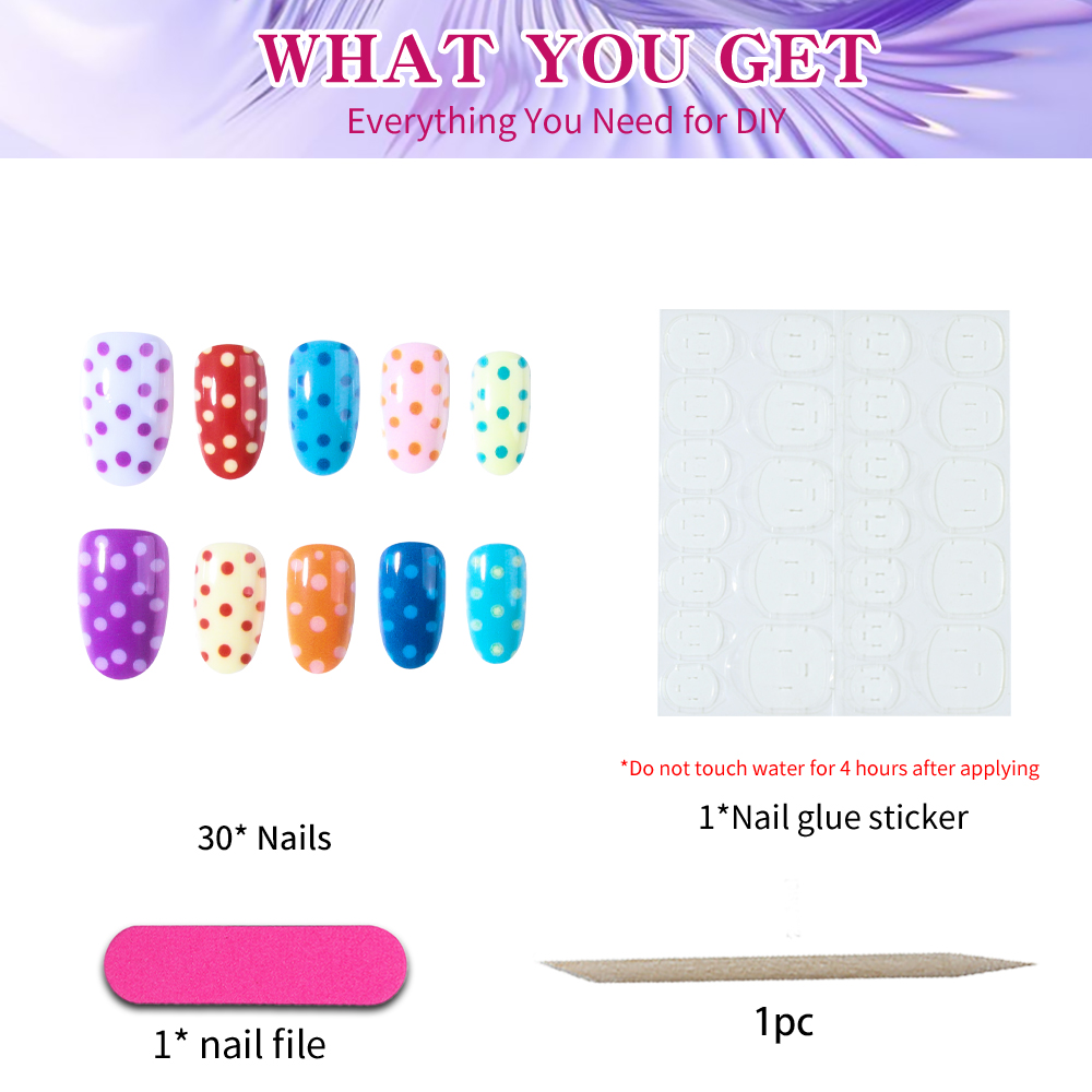 24 Adet/Set Kısa Oval Puantiye - Nail Art Oval incelemesi ve fiyatı