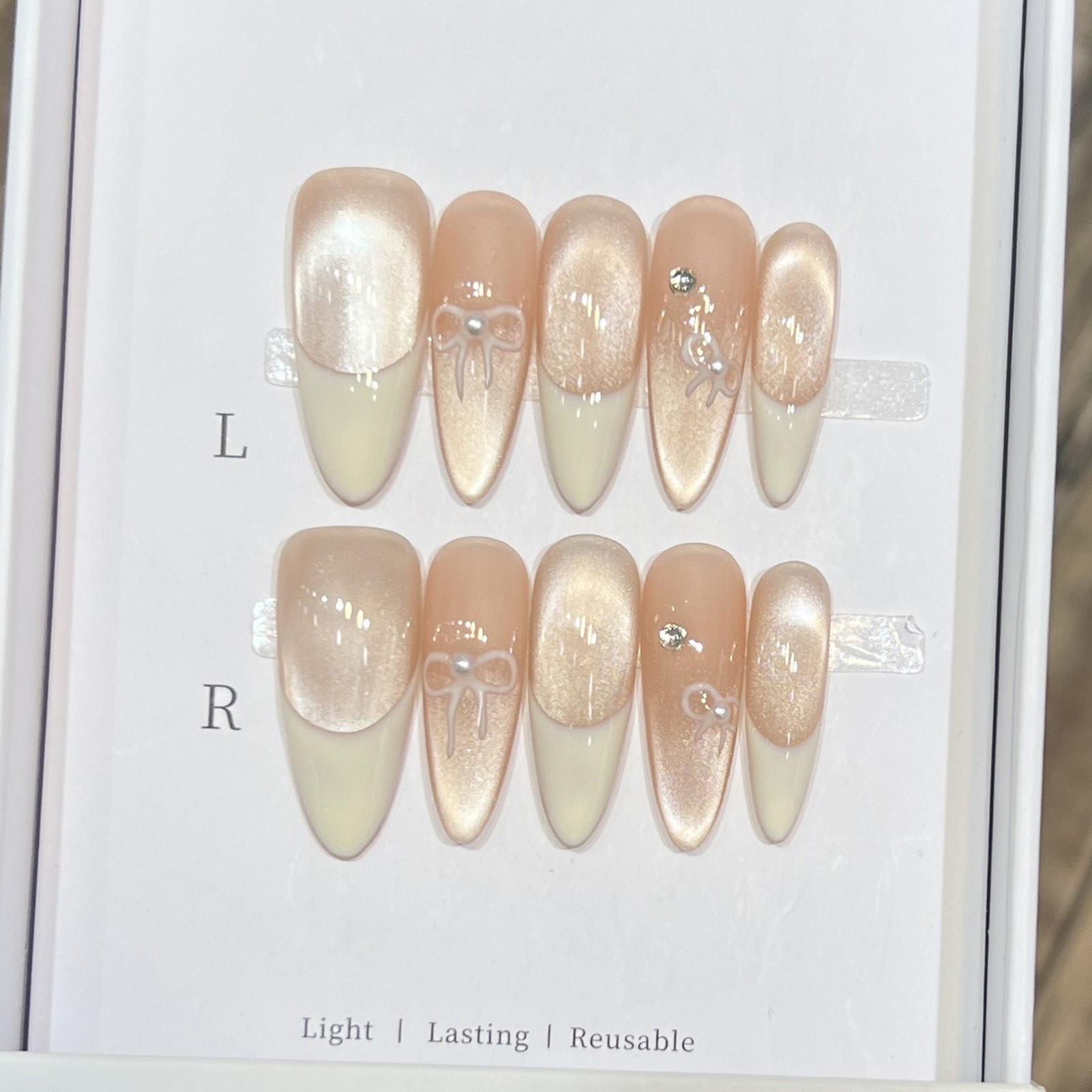 10 adet badem parlak tırnaklar - Nail Art Wedding incelemesi ve fiyatı