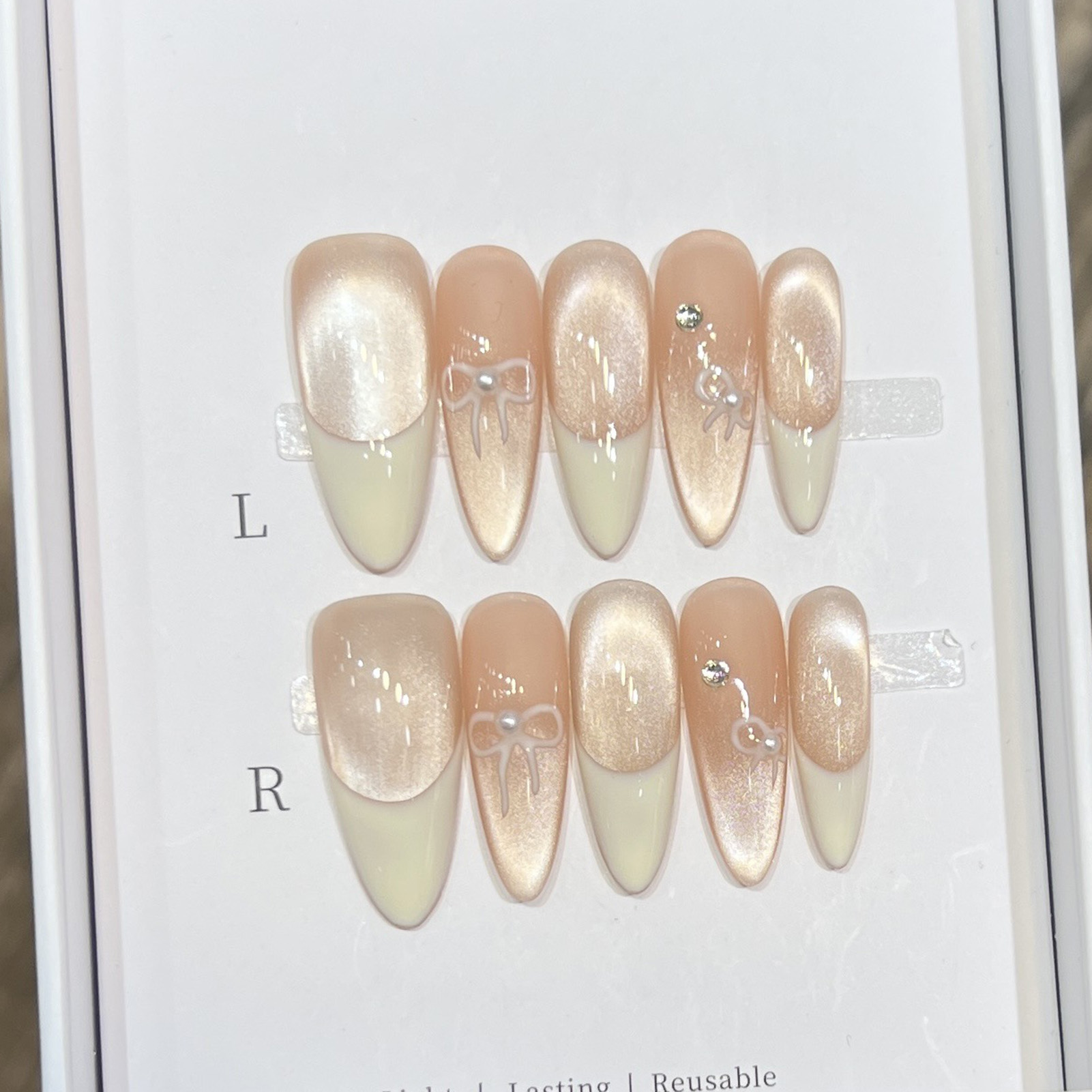 10 adet badem parlak tırnaklar - Nail Art Wedding incelemesi ve fiyatı