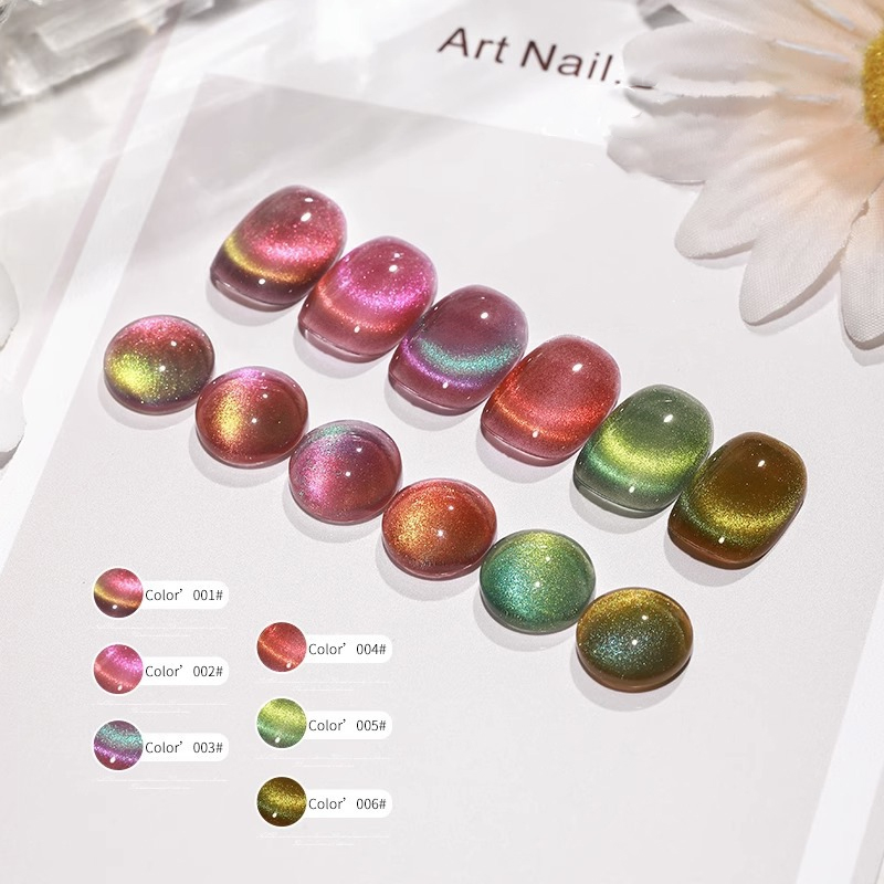 6 Renkli Aurora Kedi Gözü Many - Nail Art Rainbow incelemesi ve fiyatı