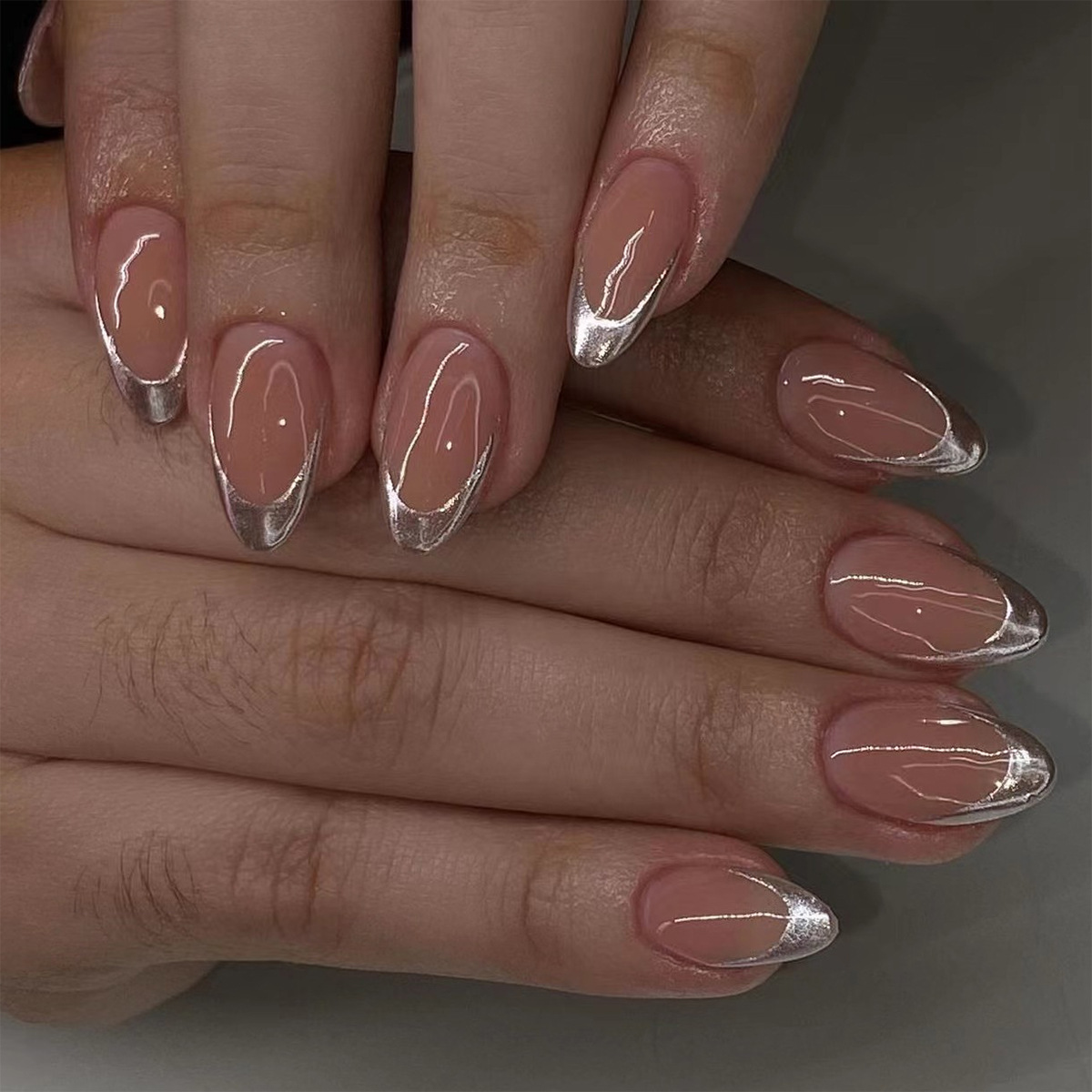 24 adet Basit Yeşil Fransız Sa - Nail Art Oval incelemesi ve fiyatı