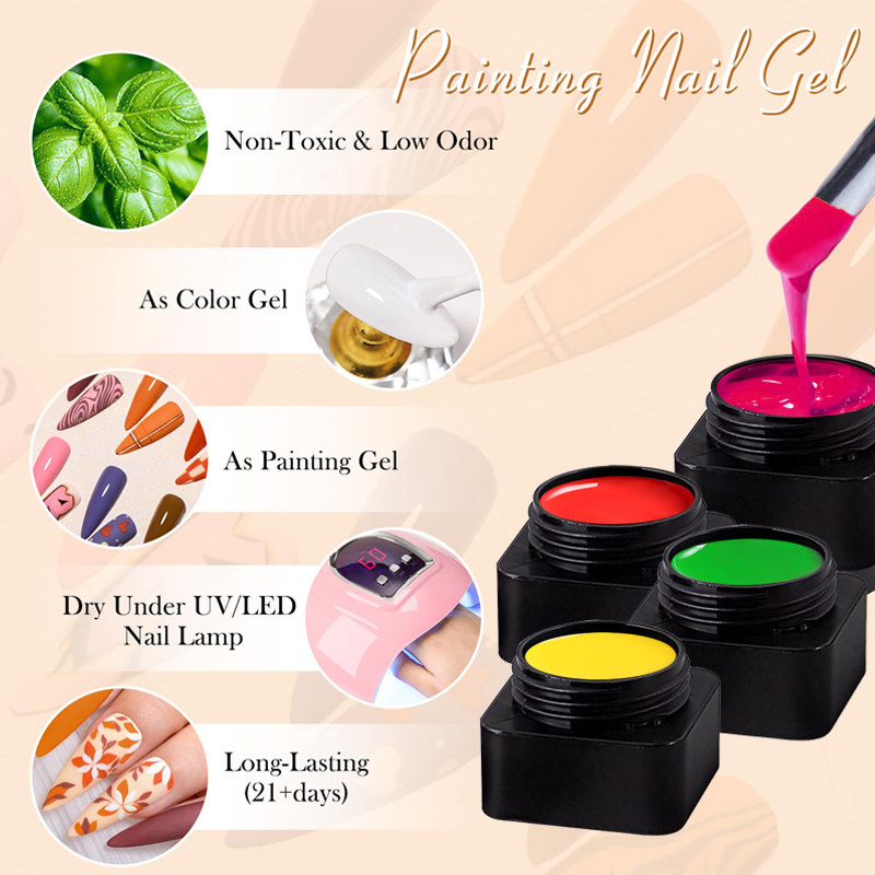 CHUNSHU boyama jel yarı-katı h - Nail Art Full Design incelemesi ve fiyatı