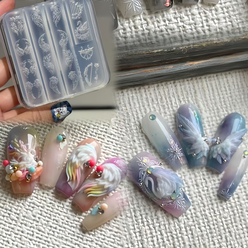 Zarif Kuğu Gül Fiyonk 3D Çiçek - Nail Art Elegant incelemesi ve fiyatı