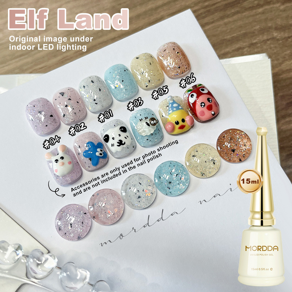 6 Renk 15ml Gökkuşağı Serisi K - Nail Art Rainbow incelemesi ve fiyatı