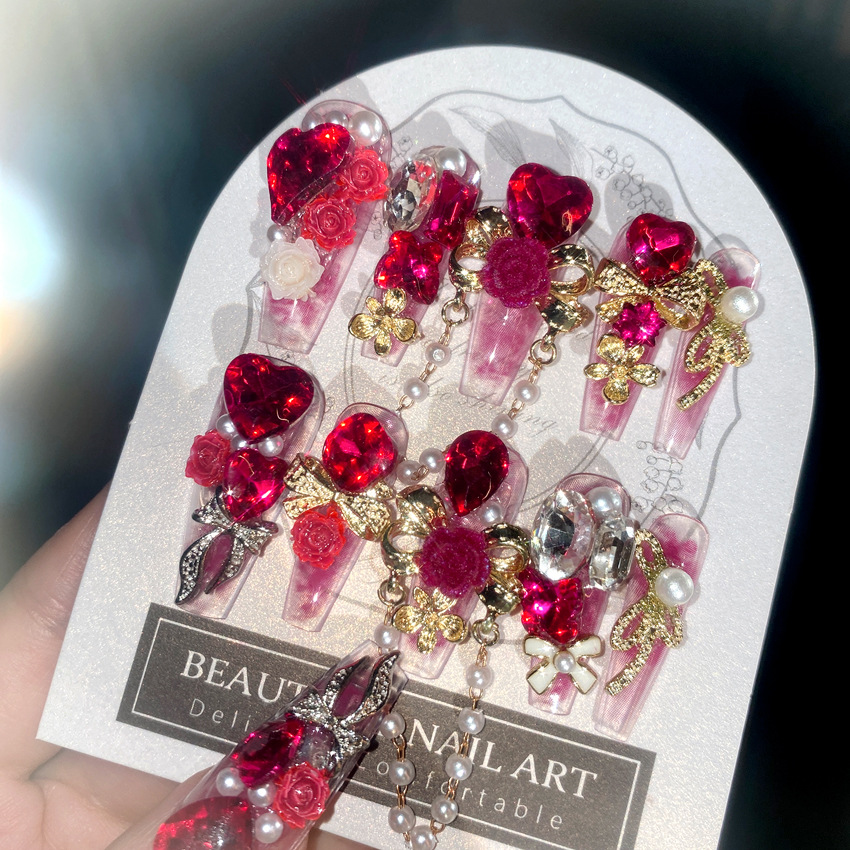 24 adet yeni yıl ağır Metal tı - Nail Art Wedding incelemesi ve fiyatı