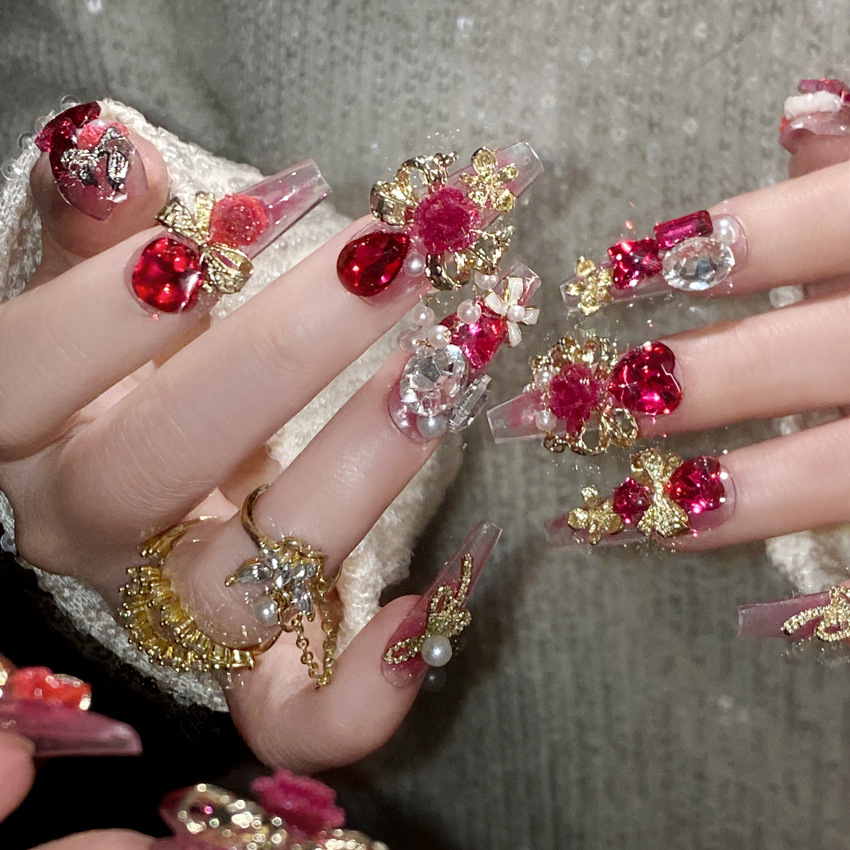 24 adet yeni yıl ağır Metal tı - Nail Art Wedding incelemesi ve fiyatı