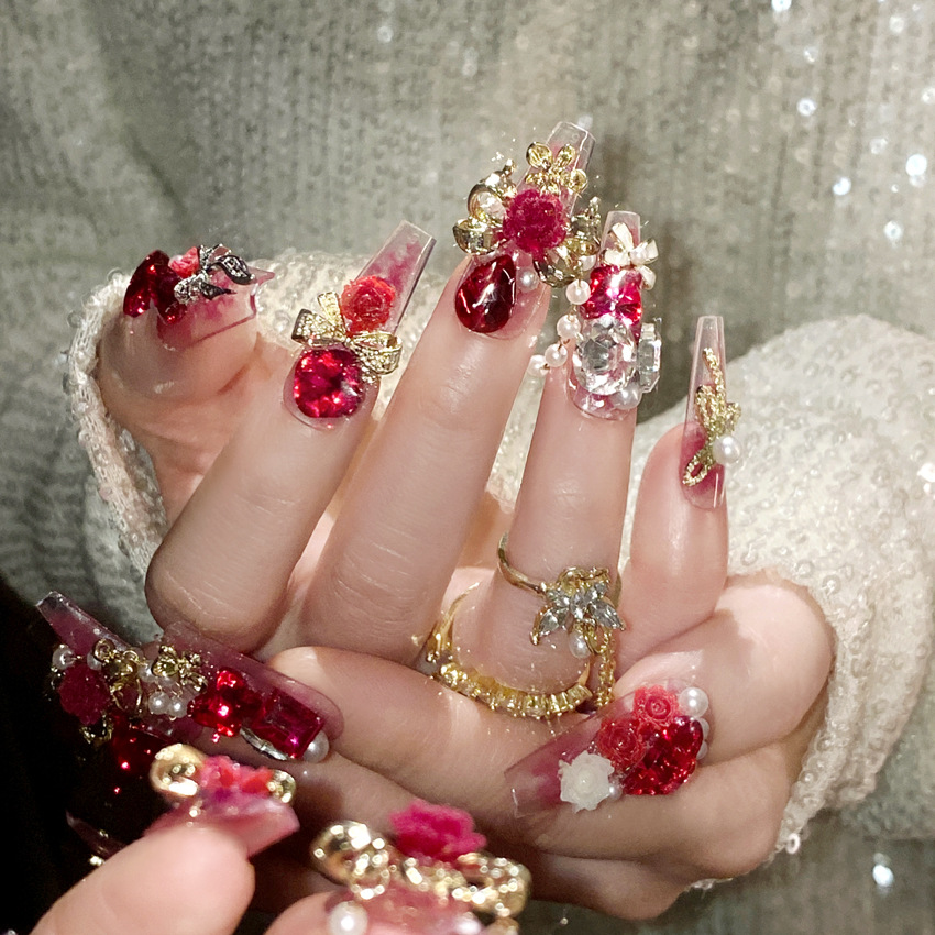 24 adet yeni yıl ağır Metal tı - Nail Art Wedding incelemesi ve fiyatı