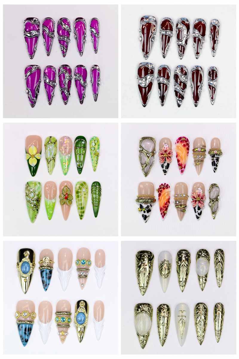 10 Adet Uzun Stiletto Takma Tı - Nail Art Wedding incelemesi ve fiyatı