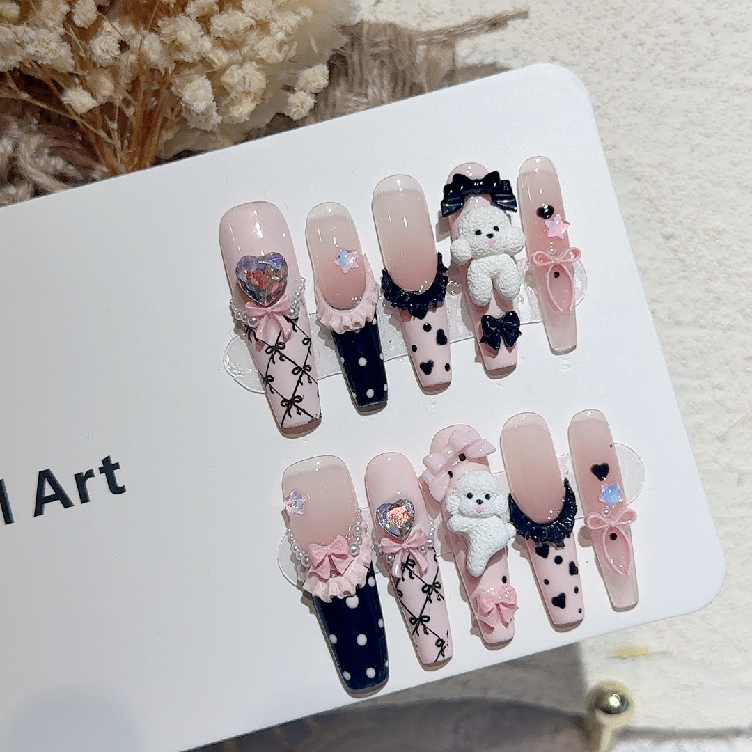 10 Adet Siyah Dantel Puantiyel - Nail Art Wedding incelemesi ve fiyatı