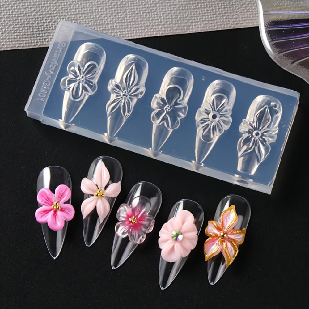 Çiçek Desenli 3D Tırnak Sanatı - Nail Art Elegant incelemesi ve fiyatı