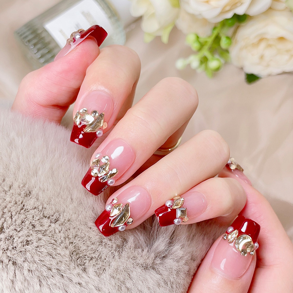 10 adet Kısa Trapez El Yapımı  - Nail Art Elegant incelemesi ve fiyatı