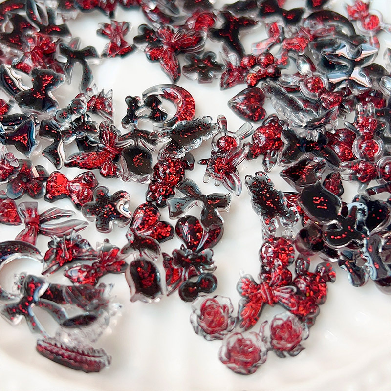 30 adet vampir tarzı 3D yay tı - Nail Art Vampire incelemesi ve fiyatı