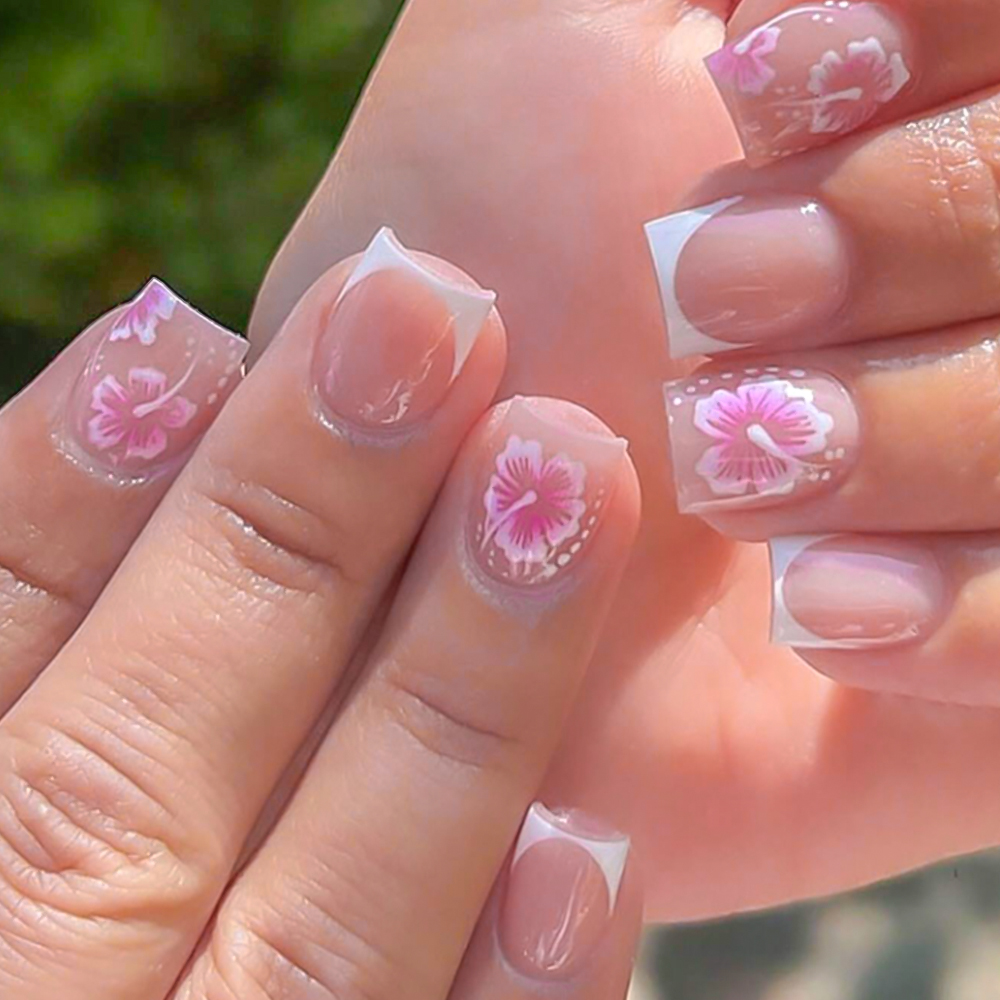 24 adet fransız çiçek yanlış ç - Nail Art Wedding incelemesi ve fiyatı