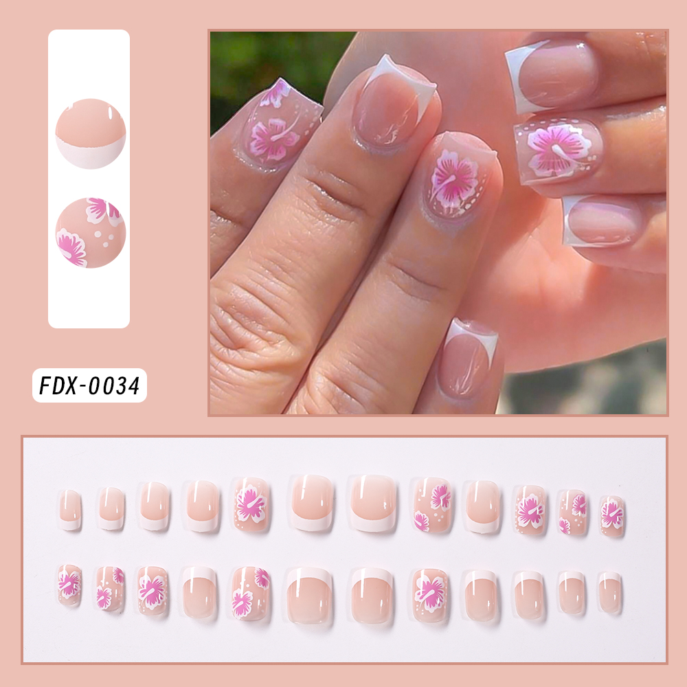 24 adet fransız çiçek yanlış ç - Nail Art Wedding incelemesi ve fiyatı