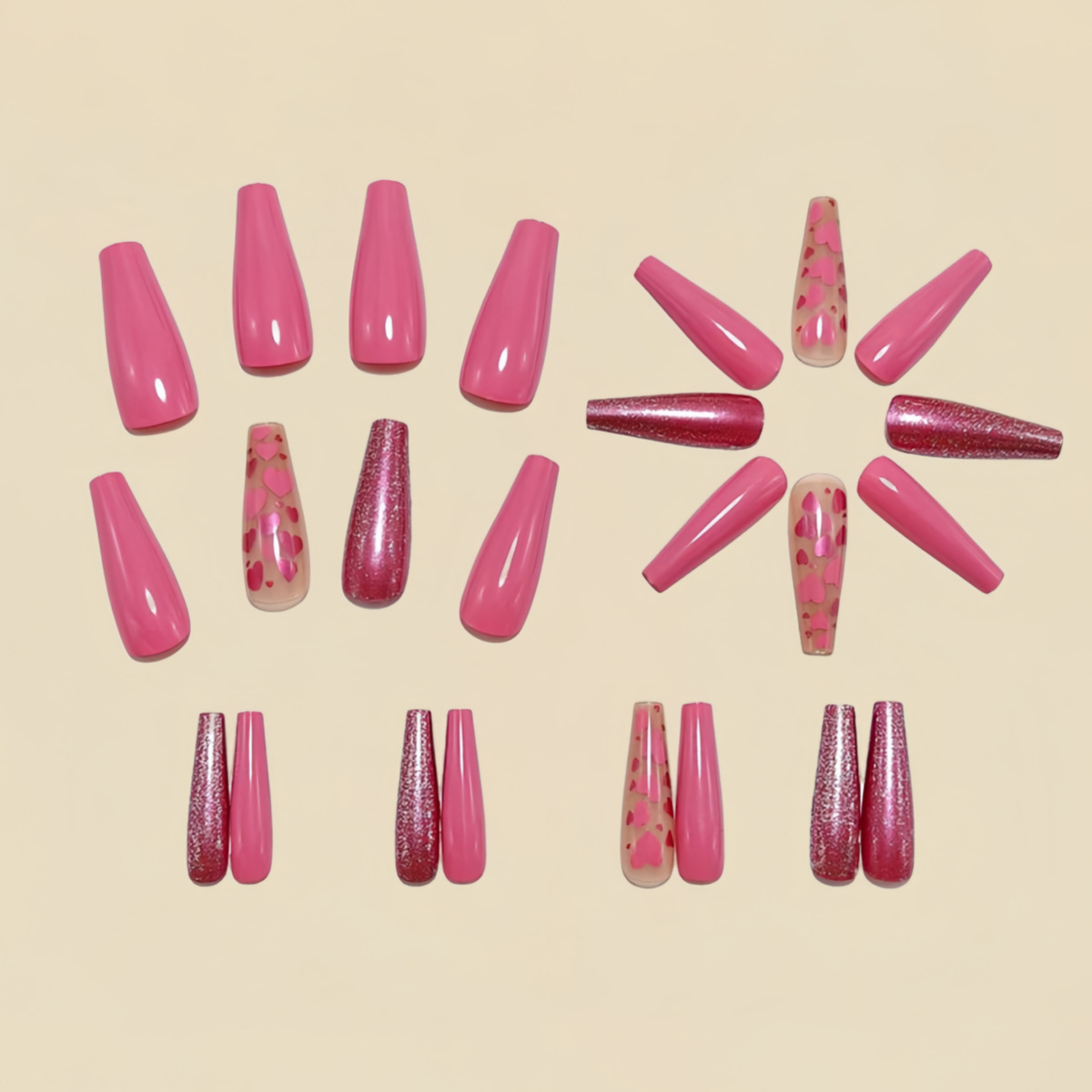 Orta uzunlukta yapay tırnaklar - Nail Art Wedding incelemesi ve fiyatı