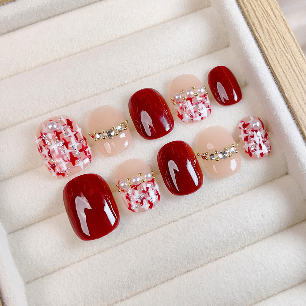 10 adet Kısa Kare Yuvarlak El  - Nail Art Elegant incelemesi ve fiyatı