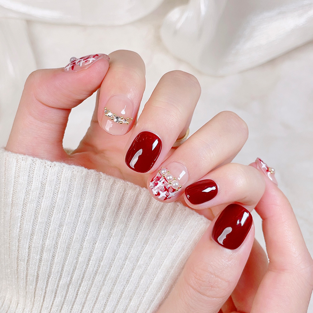 10 adet Kısa Kare Yuvarlak El  - Nail Art Elegant incelemesi ve fiyatı