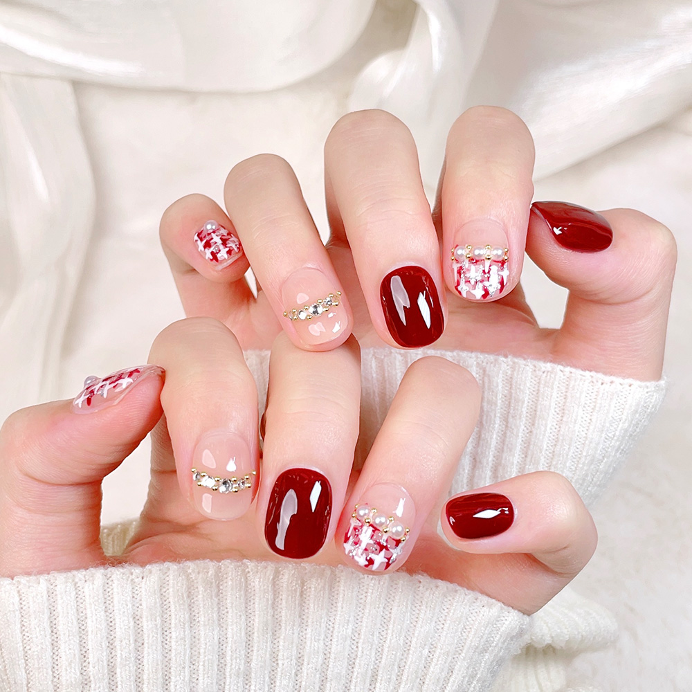 10 adet Kısa Kare Yuvarlak El  - Nail Art Elegant incelemesi ve fiyatı
