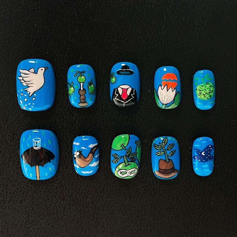 10 Adet Kişiselleştirilmiş Des - Nail Art Oval incelemesi ve fiyatı