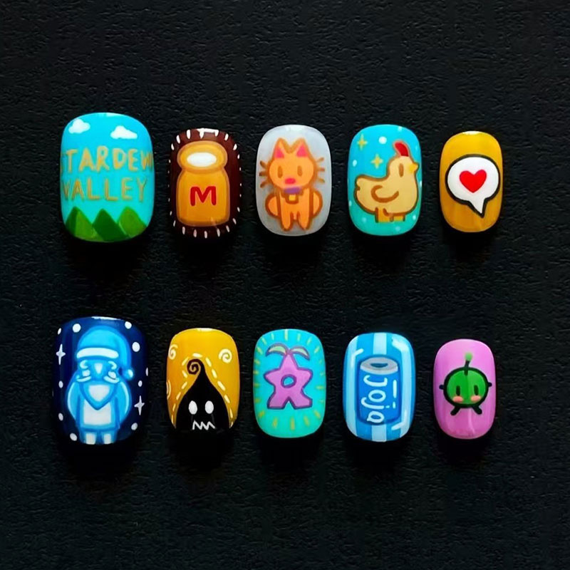 10 Adet Kişiselleştirilmiş Des - Nail Art Oval incelemesi ve fiyatı