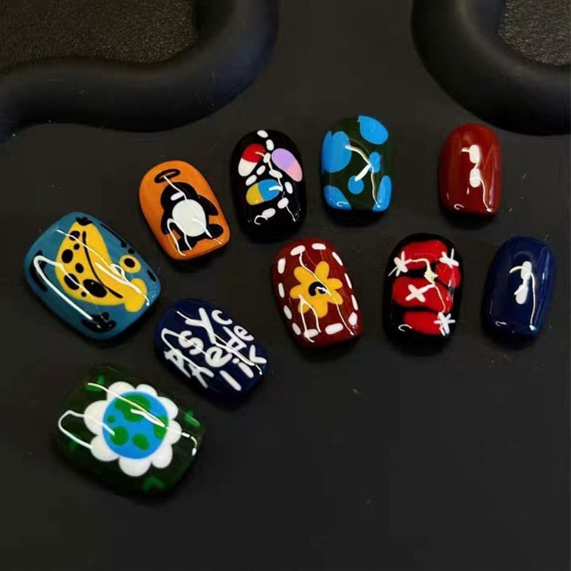 10 Adet Kişiselleştirilmiş Des - Nail Art Oval incelemesi ve fiyatı