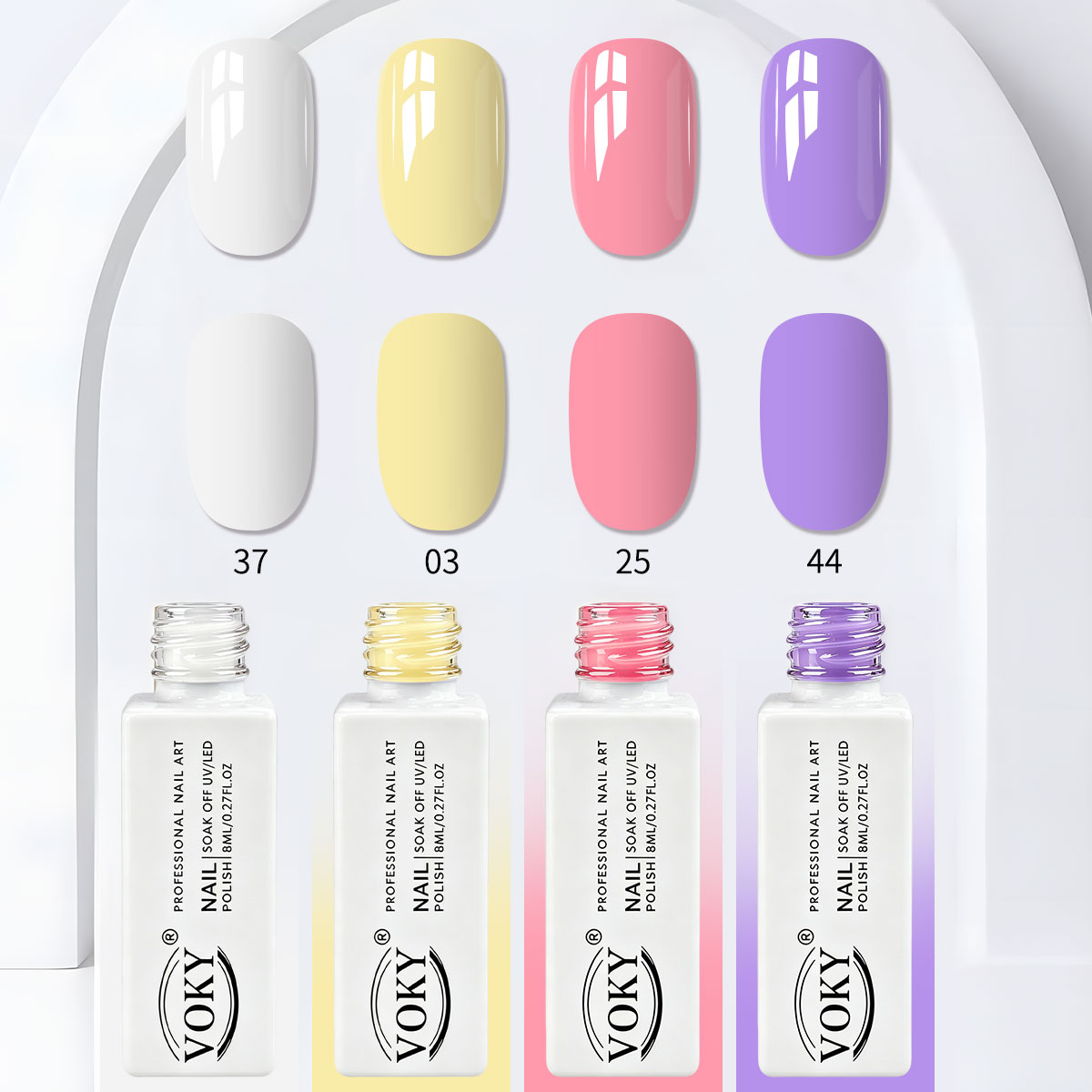 VOKY 4 parçalı makaron şık düz - Nail Art Elegant incelemesi ve fiyatı