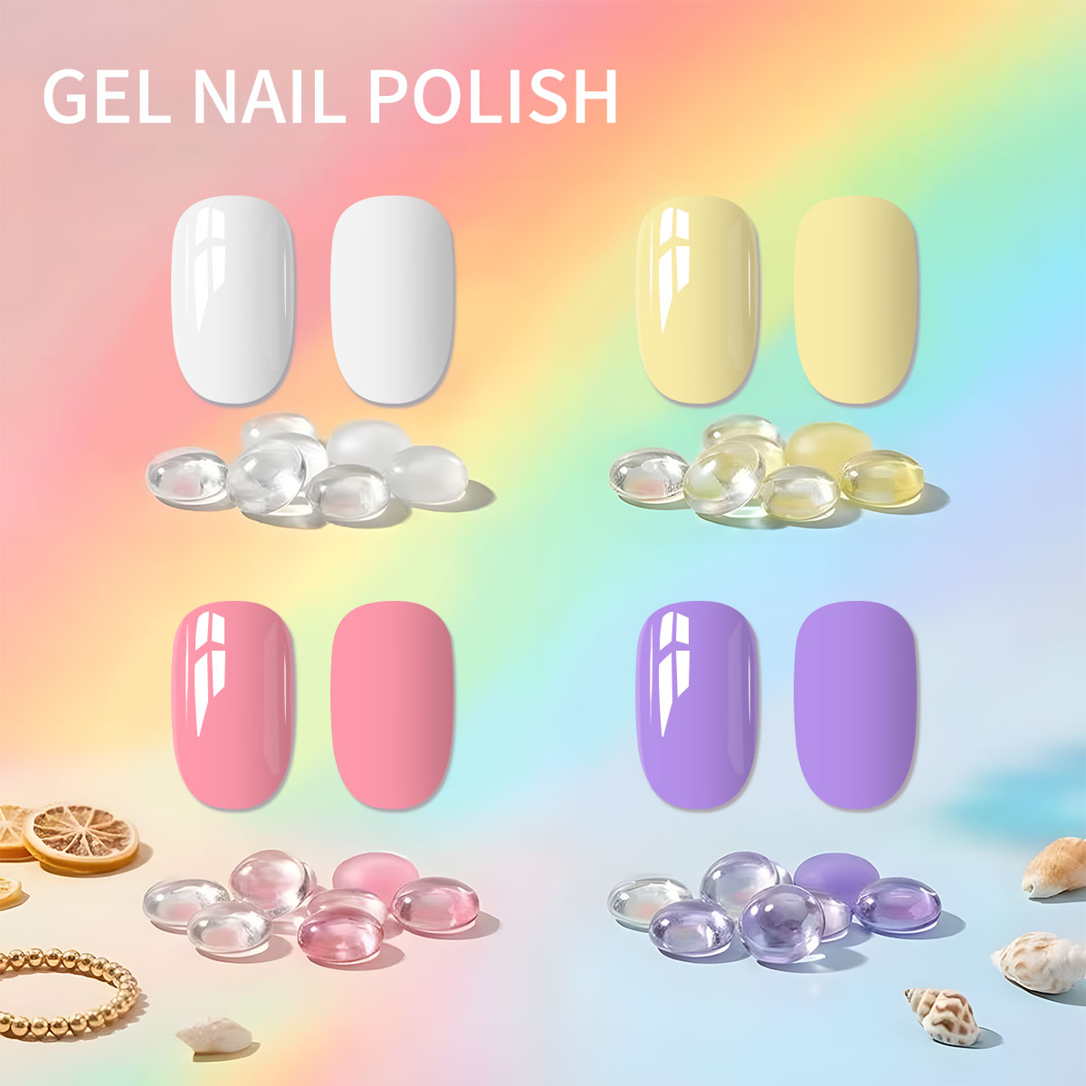 VOKY 4 parçalı makaron şık düz - Nail Art Elegant incelemesi ve fiyatı